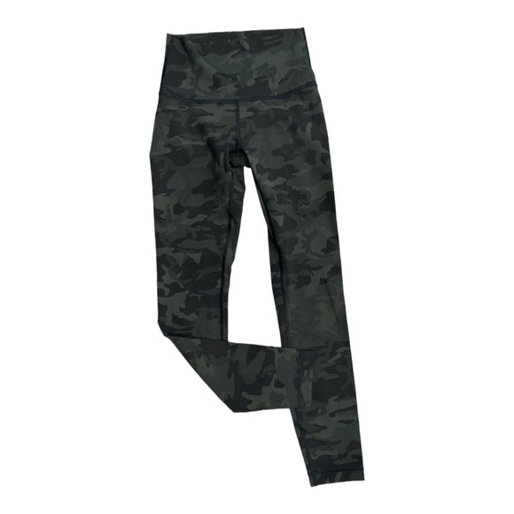 Lululemon Wunder Under High-Rise Camo Leggings xs small Size 2 EUC - Picture 2 of 4